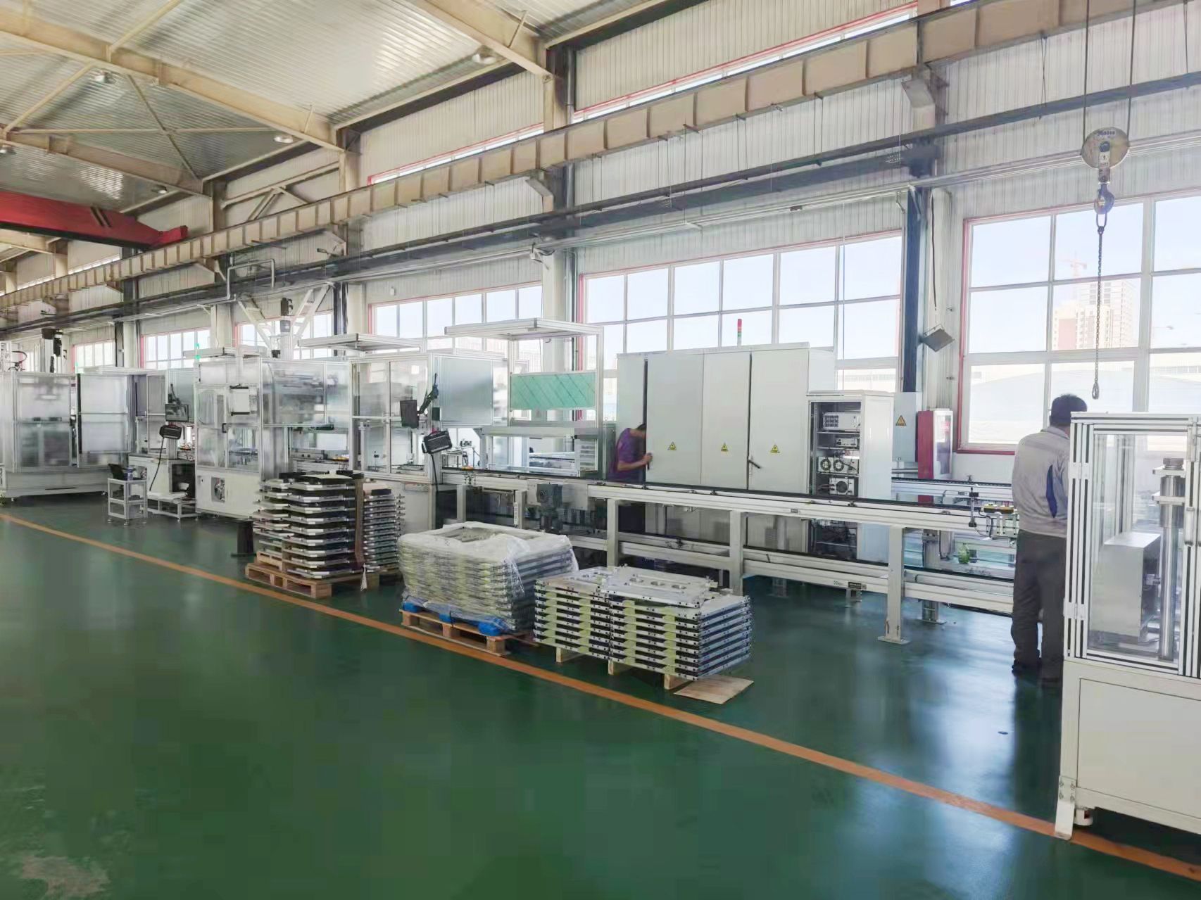 扁線電機總成裝配線